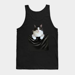 Ragamuffin Cat, Funny Cat Inside Pocket Tank Top